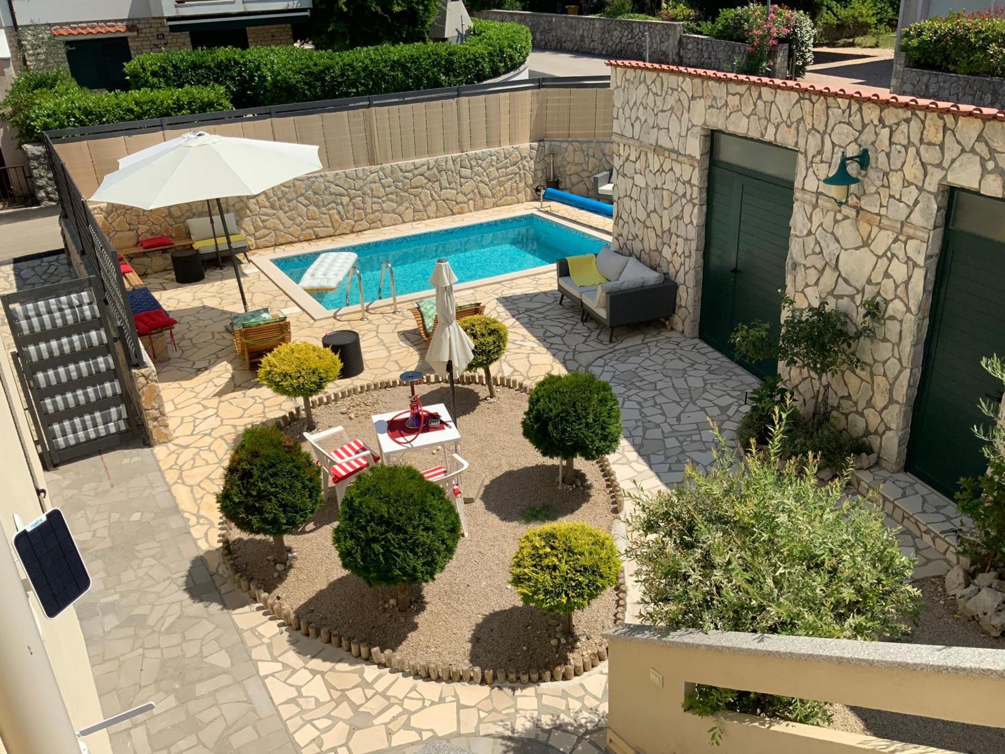 Villa Evamar, Island Krk Пунат Екстериор снимка